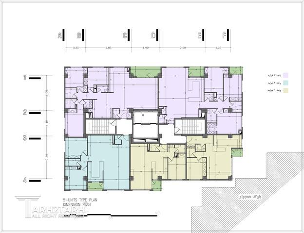 طراحی پلان مجتمع مسکونی تهرانسر