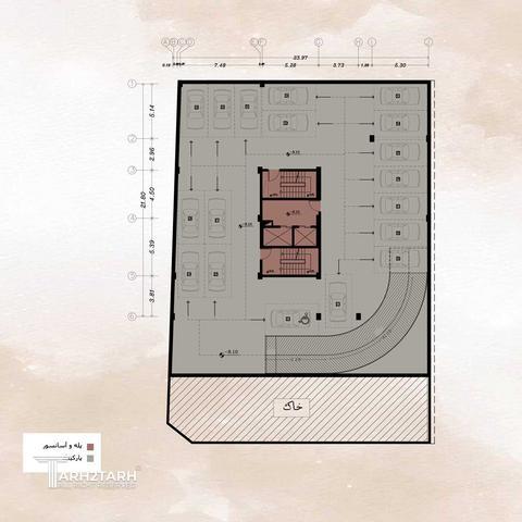 طراحی پلان ساختمان رز (گلستان جنوبی)