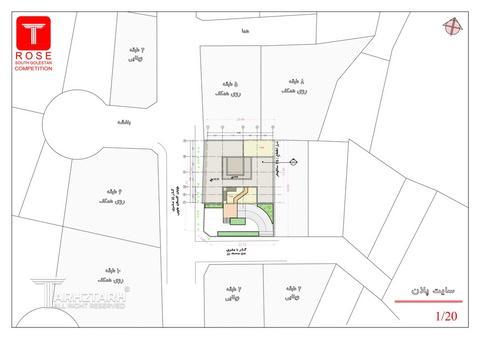 طراحی پلان ساختمان رز (گلستان جنوبی)
