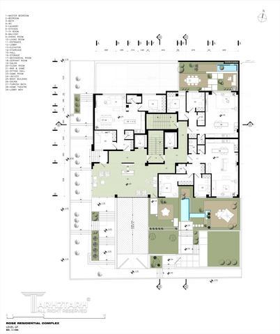 طراحی پلان ساختمان رز (گلستان جنوبی)