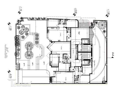 طراحی پلان ساختمان رز (گلستان جنوبی)