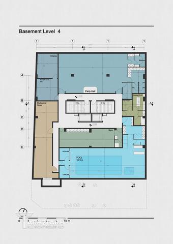 طراحی پلان ساختمان رز (گلستان جنوبی)