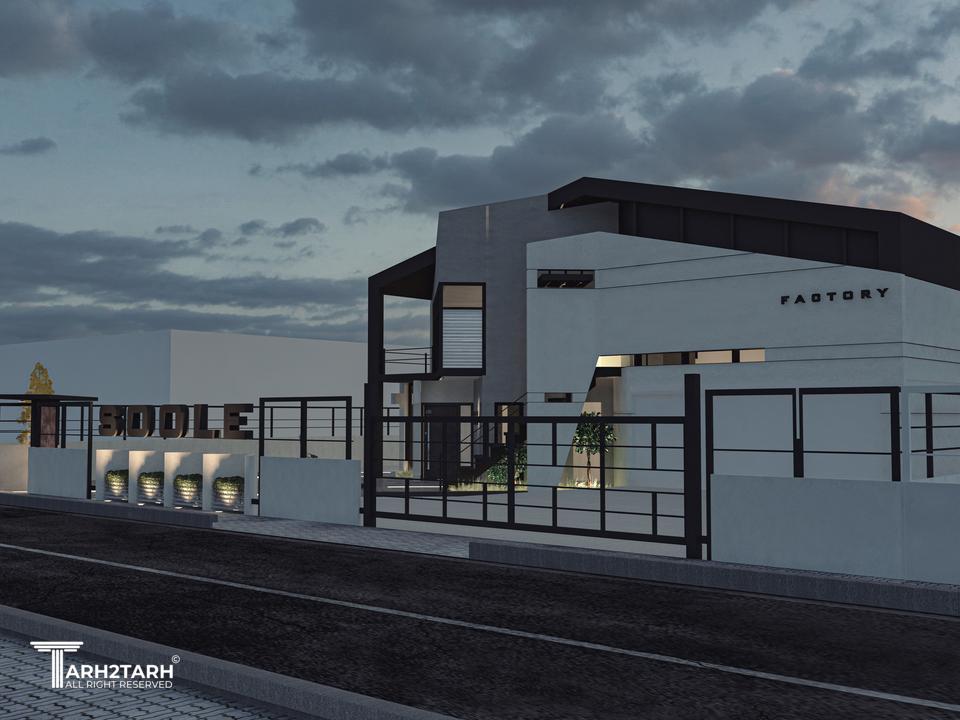 مسابقه طراحی پلان،  نما و داخلی سوله مارکت