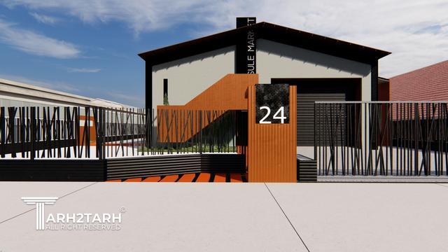 طراحی پلان،  نما و داخلی سوله مارکت