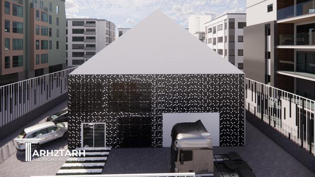 طراحی پلان،  نما و داخلی سوله مارکت