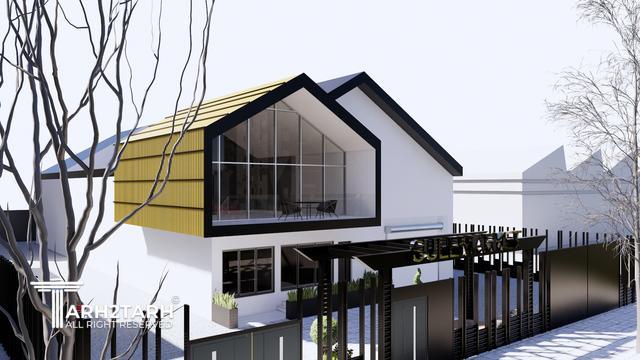 طراحی پلان،  نما و داخلی سوله مارکت