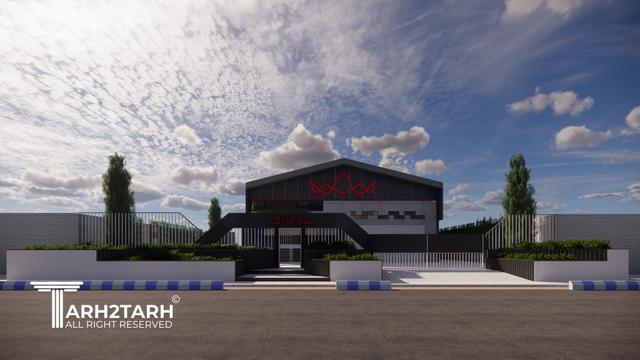 طراحی پلان،  نما و داخلی سوله مارکت