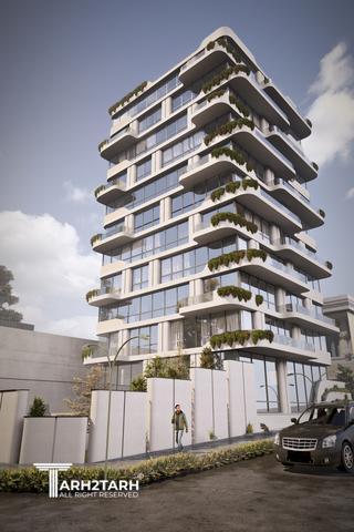 طراحی مسکونی ساختمان ایراندخت (فرمانیه)