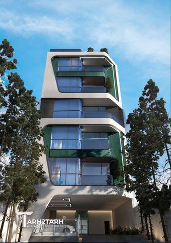 طراحی مسکونی ساختمان سرو های فاخر