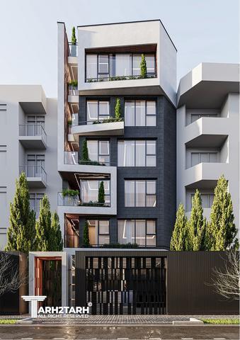 طراحی مسکونی ساختمان سرو های فاخر