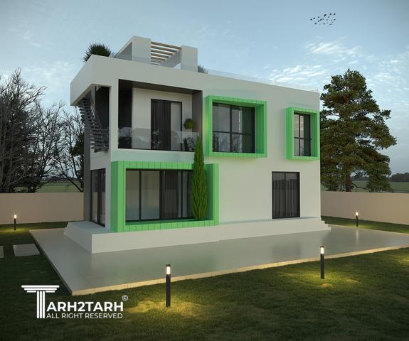 طراحی ویلا تراس (نمک آبرود)