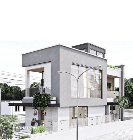 طراحی ویلا تراس (نمک آبرود)