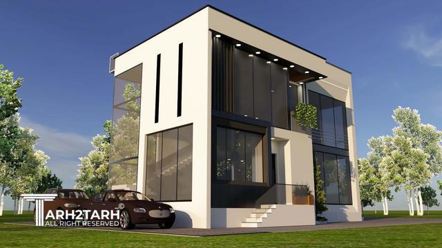 طراحی ویلا تراس (نمک آبرود)