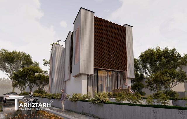 طراحی ویلا تراس (نمک آبرود)