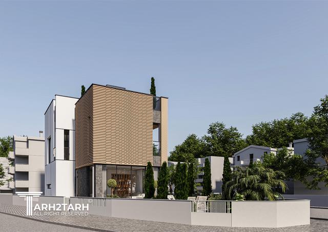 طراحی ویلا تراس (نمک آبرود)