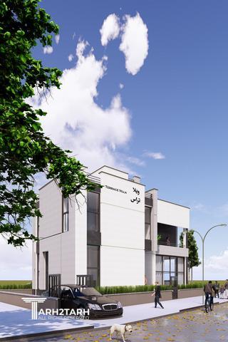 طراحی ویلا تراس (نمک آبرود)