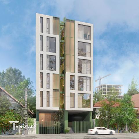 طراحی ساختمان مسکونی ساختمان 8/1 (ایزدشهر)