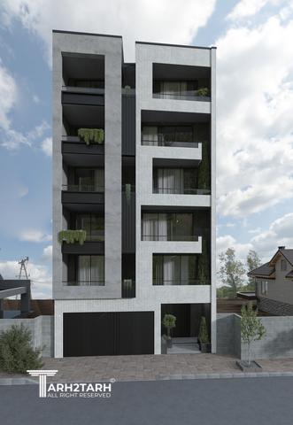 طراحی ساختمان مسکونی ساختمان 8/1 (ایزدشهر)