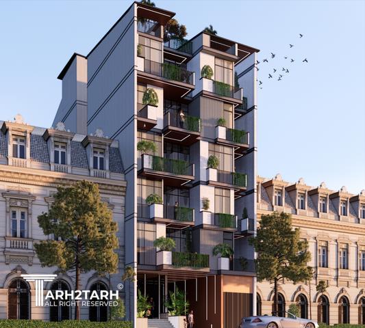 طراحی ساختمان مسکونی ساختمان 8/1 (ایزدشهر)