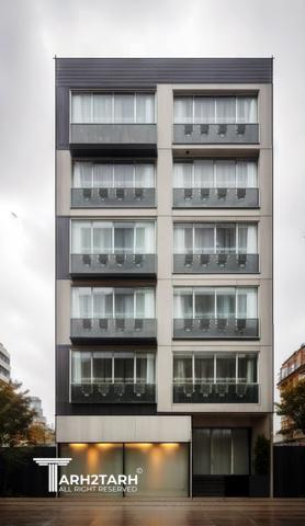 طراحی ساختمان مسکونی ساختمان 8/1 (ایزدشهر)