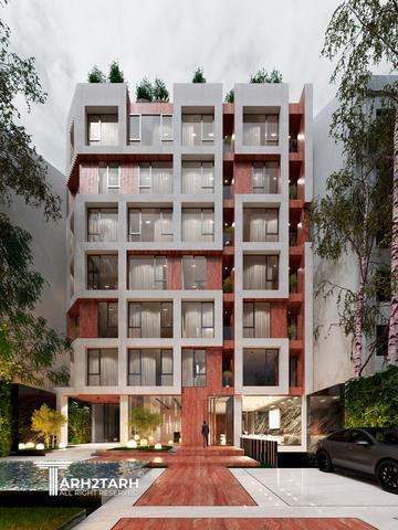 طراحی ساختمان مسکونی بلانش (سعادت آباد)