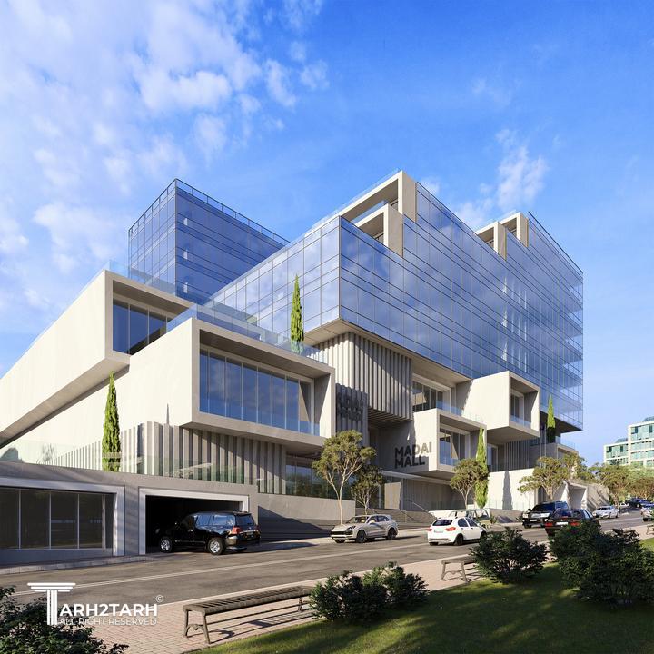 طراحی ساختمان تجاری اداری مادای (اکباتان)