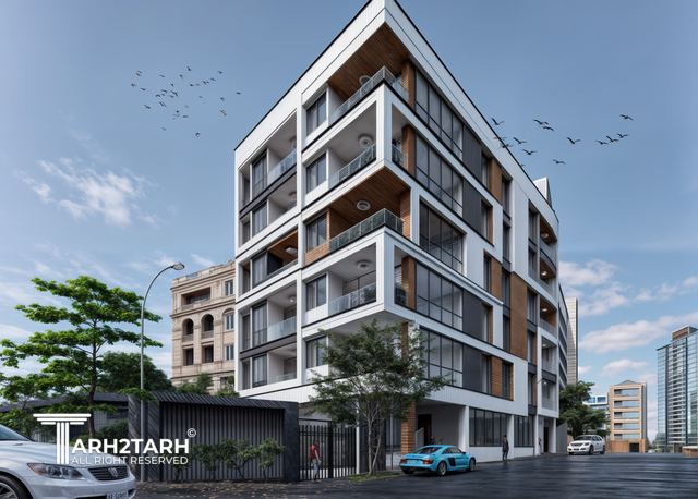 طراحی ساختمان مسکونی کیکاووس (دولت)