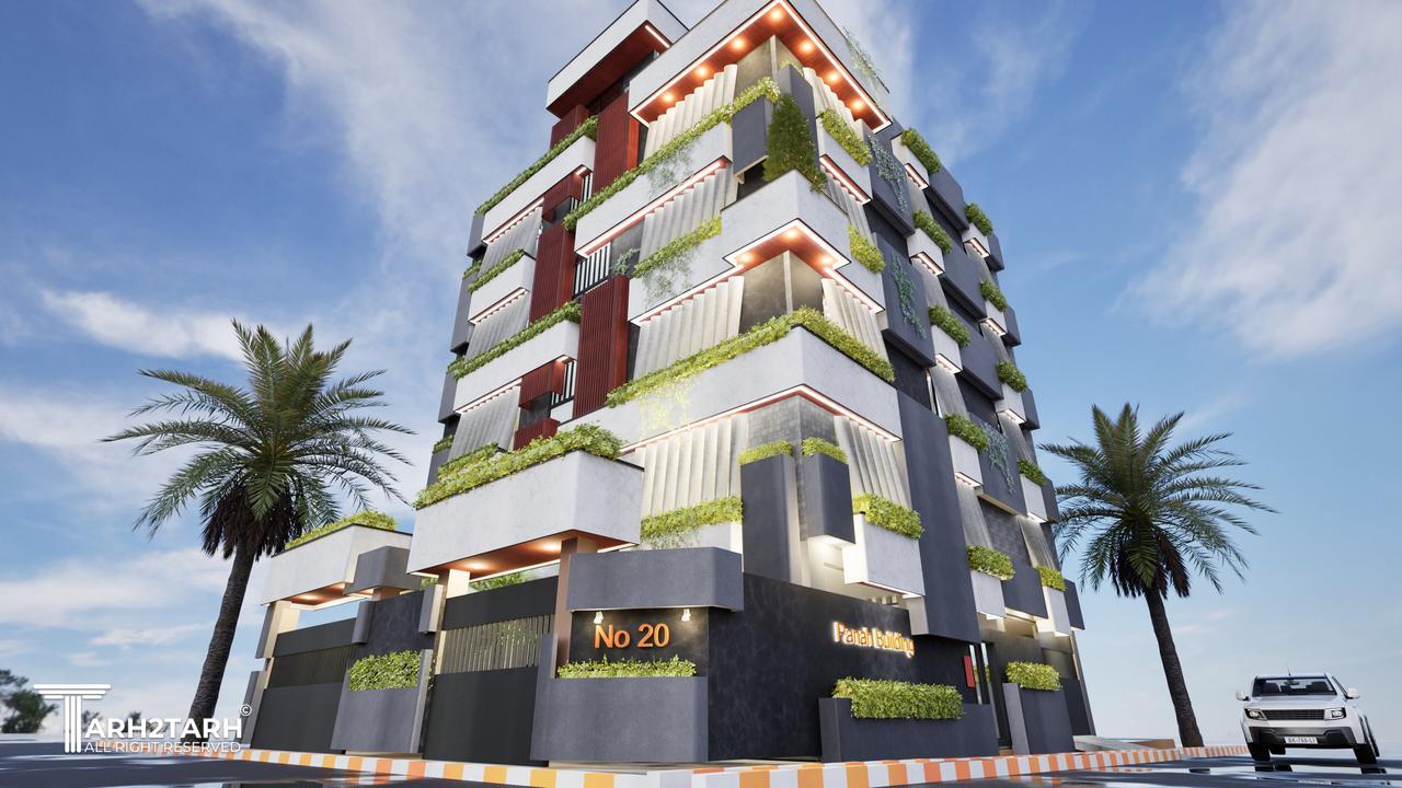 مسابقه طراحی نما و داخلی ساختمان مسکونی سبز آرتمیس