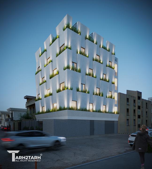 مسابقه طراحی نما و داخلی ساختمان مسکونی سبز آرتمیس
