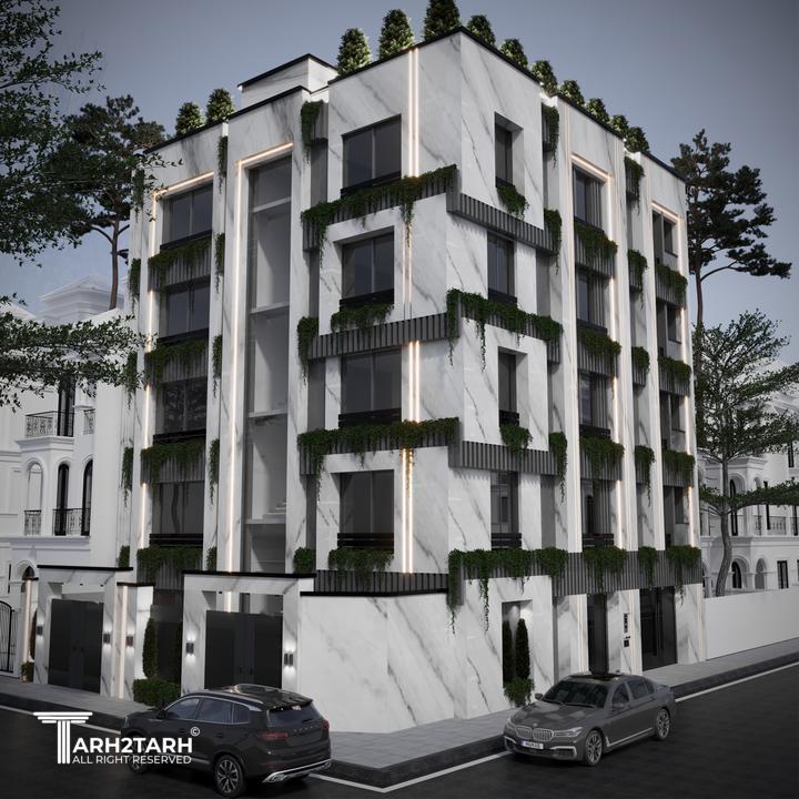 مسابقه طراحی نما و داخلی ساختمان مسکونی سبز آرتمیس