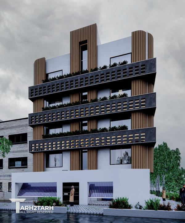 مسابقه طراحی نما و داخلی ساختمان مسکونی سبز آرتمیس