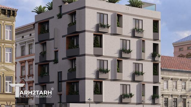 طراحی نما و داخلی ساختمان مسکونی سبز آرتمیس