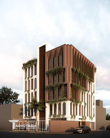 طراحی نما و داخلی ساختمان مسکونی سبز آرتمیس