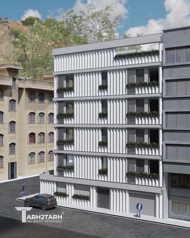 طراحی نما و داخلی ساختمان مسکونی سبز آرتمیس