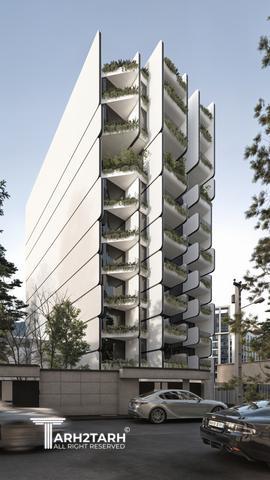 طراحی ساختمان مسکونی مدرنا