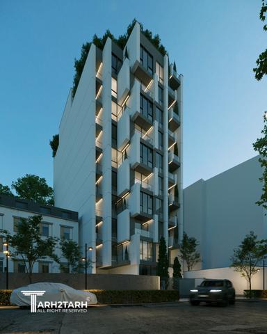 طراحی ساختمان مسکونی مدرنا