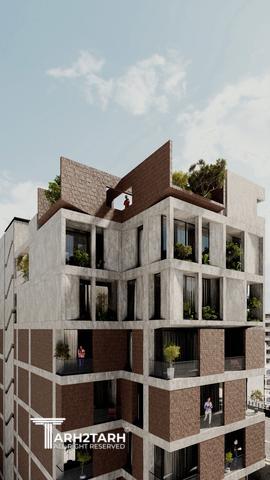 طراحی ساختمان مسکونی مدرنا