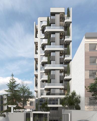 طراحی ساختمان مسکونی مدرنا