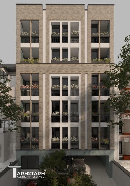 نفر دوم مسابقه طراحی ساختمان مسکونی دارما (مطهری)