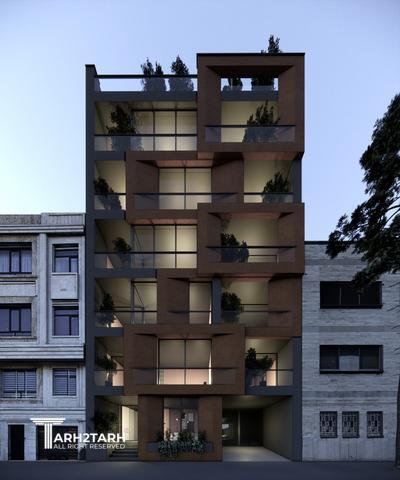 طراحی ساختمان مسکونی آرسا (مطهری)