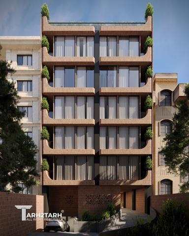 طراحی ساختمان مسکونی آرسا (مطهری)