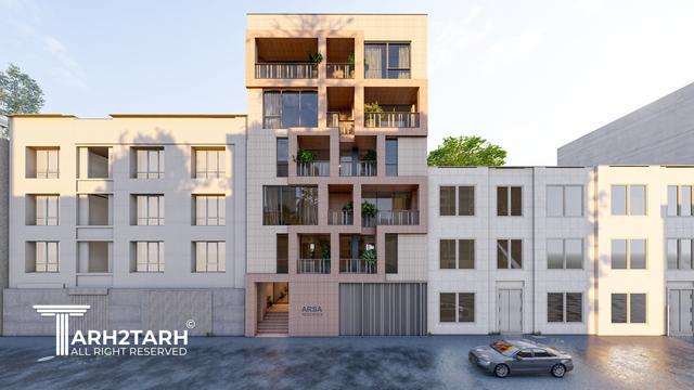 طراحی ساختمان مسکونی آرسا (مطهری)