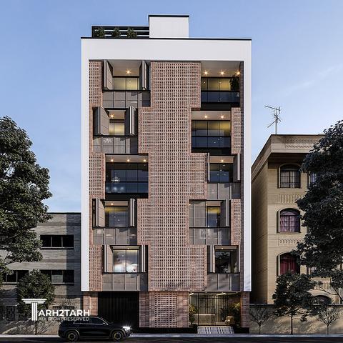 طراحی ساختمان مسکونی آرسا (مطهری)