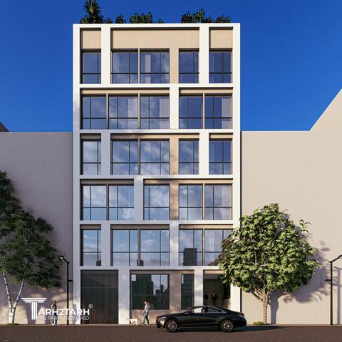 طراحی ساختمان مسکونی آرسا (مطهری)