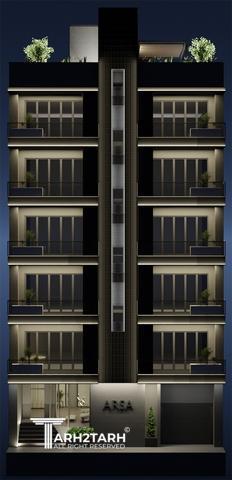 طراحی ساختمان مسکونی آرسا (مطهری)