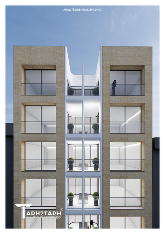 طراحی ساختمان مسکونی آرسا (مطهری)