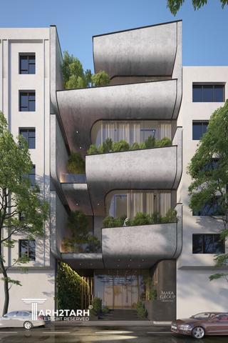 طراحی ساختمان مسکونی ماکاگروپ 4 (نارنجستان 2)