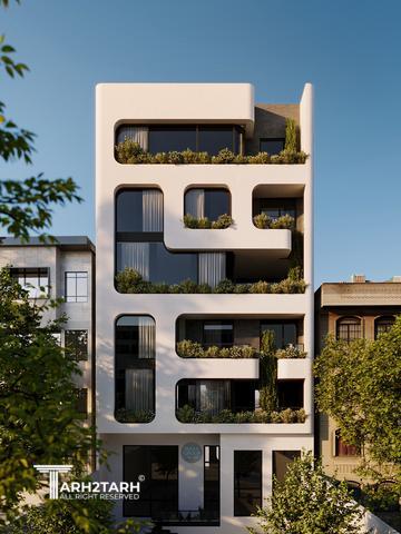 طراحی ساختمان مسکونی ماکاگروپ 4 (نارنجستان 2)