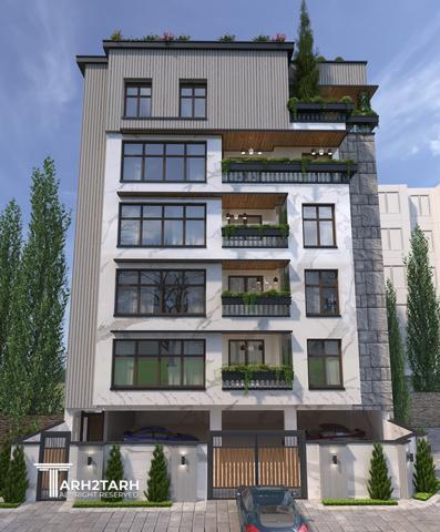 طراحی ساختمان مسکونی پرنا