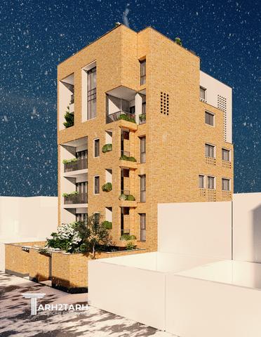 طراحی ساختمان مسکونی پرنا